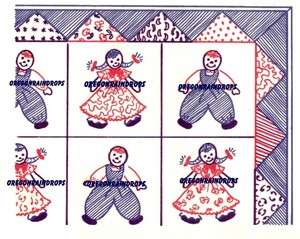 Raggedy Ann & Andy Quilt Pattern Vintage ca. 1940  