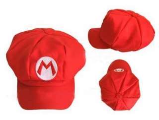 2x Super Mario Bros Cap Anime Cosplay Hat Brand New M&L 