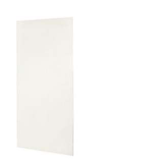 48 in. x 96 in. Solid Surface One Piece Easy Up Adhesive Shower Wall 