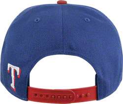 Texas Rangers 47 Brand Kelvin Adjustable Snapback Flat Brim Hat 