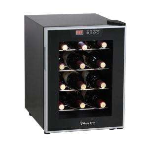 Magic Chef 12 Bottle Wine Cooler MCWC12SV at The Home Depot
