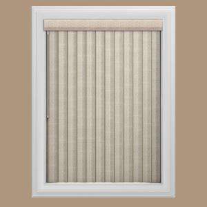 Bali Today 3 1/2 in. x 84 in. Sculptured Beige PVC Curved Louvers (9 
