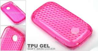 Pink Soft ( TPU Gel DM ) Transparent Skin Case Cover for LG GS290 