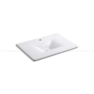 KOHLER Iron/Impressions Sink Table Top and Basin in White K 3049 1 0 