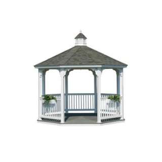 HomePlace Structures Amish Original 10 Ft. Vinyl Gazebo Without Floor 