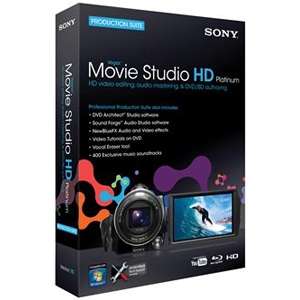 Movie Studio HD Platinum 10 Production Suite   Includes DVD Architect 