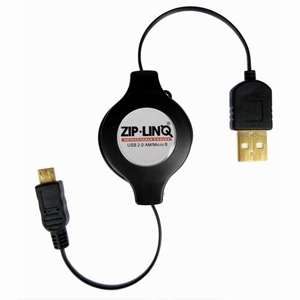 Cables Unlimited ZIP USB2 C10 Retractable USB Cable   USB A to USB 
