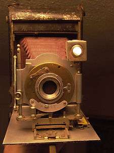   WWl Rare Huttig Lloyd 1907 Red Bellows Folding camera 116 film & Plate