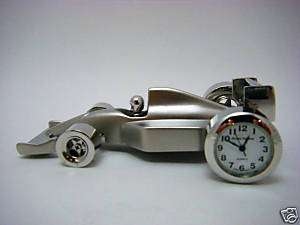 Sergio Valente Mini Clock Racing Car Collectible Gift  