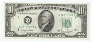 1950 $10 Federal Reserve Note Uncirculated  