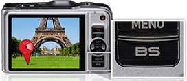 Casio Exilim EX H20G GPS Digitalkamera 3 Zoll schwarz  