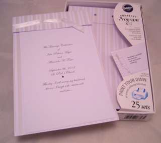 Wilton Wedding Complete Program Kit 25ct Elegant White  