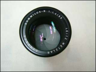 Item for auction  Leica R 80mm f/1.4 SUMMILUX R E67 LEITZ WETZLAR 