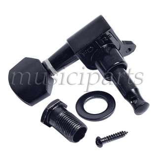   Tuning Pegs Tuners Machine Heads 3L3R Black guitar parts new  