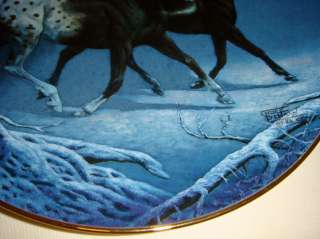 CHUCK DeHAAN Unbridled MIDNIGHT RUN Horse Plate Bx+COA  