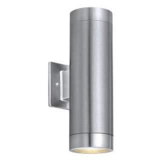 Eglo Ascoli Stainless Steel 2 Light Wall Lamp 20493A at The Home Depot