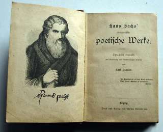 Hans Sachs Poetische & Dramatische Werke *** 1880er  