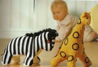 Giraffe and Zebra Crochet Pattern~  