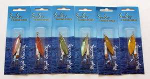 NEW Assorted Spoon Metal Fishing Lure Bait Lot 2  