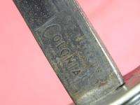 1902 COLONIAL OFFICERS SWORD WITH SCABBARD, ENGRAVED BLADE, POMMEL 