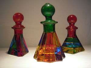 Murano glass bottles handmade in Italy small size  