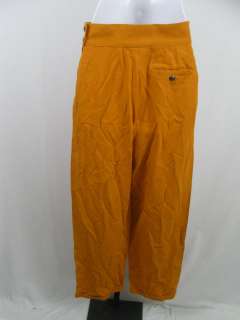 MAX MARA Orange Pants Slacks Trousers Sz 8  