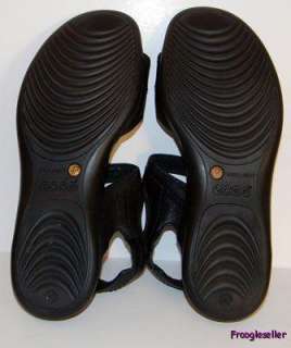 Ecco womens comfort sandals shoes 9 M EUR 40 black leather  