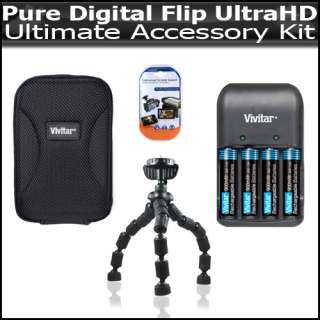 Accessory Kit For Flip UltraHD Camcorder 3rd Generation  