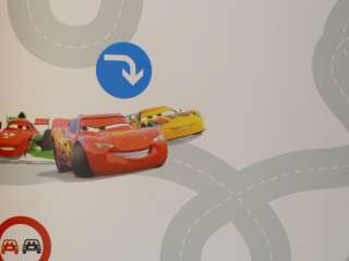   Pixar Cars RacetrackTapete Kinderzimmer Tapeten Kids@Home 72599  