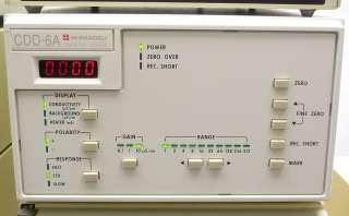 SHIMADZU HPLC DETECTOR LIQUID CHROMATOGRAPH SYSTEM RF 10AXL SIL 10A LC 