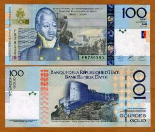 Haiti, 100 Gourdes, 2004, P 275, UNC  Commemorative  