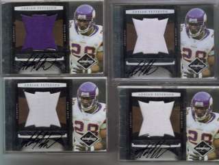 NFL Football Game Used Jersey Auto Patch BGS RC 1/1 Lot  