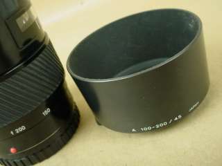 Minolta Maxxum AF/Sony 100 200mm 4.5  Beautiful Compact Zoom lens 