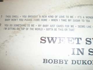 VG++ LP   BOBBY DUKOFF   Sweet Swingin Sax In Stereo  