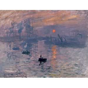 Kunstreproduktion Claude Monet Impression Sunrise, Le Havre, 1872 