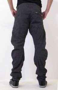   Pants Arctic Powel Arc 3D Loose Tapered Storm Canvas Charcoal Men New
