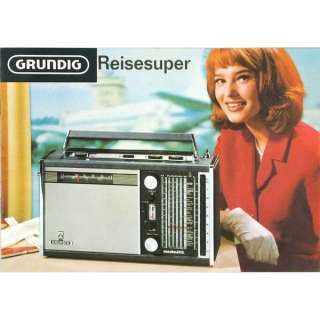 GRUNDIG—RADIO PROSPEKT—REVUE ❥REISE—SUPER ❥PRIMA—BOY 