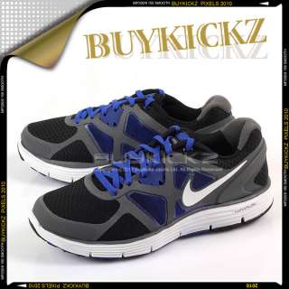 Nike LunarGlide 3 (GS) Black/White Blue 2011 Youth Run 454568 009 
