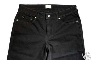 LEVIS JEANS San Francisco 512 Perfectly Shaping Black Womens Capris 
