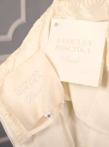 Badgley Mischka Hope Ivory Silk Taffeta Sweetheart Couture Wedding 
