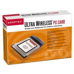  Adaptec 2012400 802.11B Wireless PC Card Kit Electronics