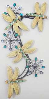 NEW   Contemporary Metal Wall Art Sculpture   Jewel Shabby Chic 