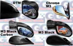 B1 M3 Black Door Mirrors Corsa B 93 00 DTM Carbon Chrom  
