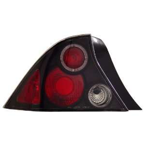 Anzo USA 221046 Honda Civic Halo Black Tail Light Assembly   (Sold in 