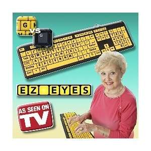   Ez Eyes Large Print Keyboard (As Seen on Tv): Computers & Accessories