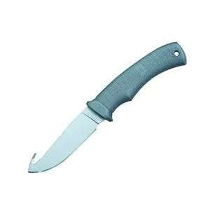 Plain Drop Point Blade w/Gut Hook Gator Fixed Knife, Ballistic 
