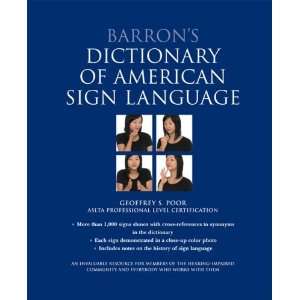  Barrons Dictionary of American Sign Language [Hardcover 