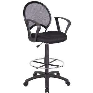    BOSS MESH DRAFTING STOOL W/ LOOP ARMS   Delivered
