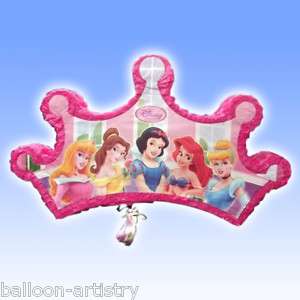 Disney Princess Crown Tiara Pull Pinata Game Party  