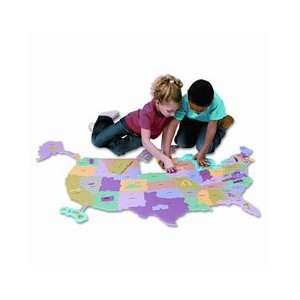  Chenille Kraft® WonderFoam® Giant U.S.A Puzzle Map